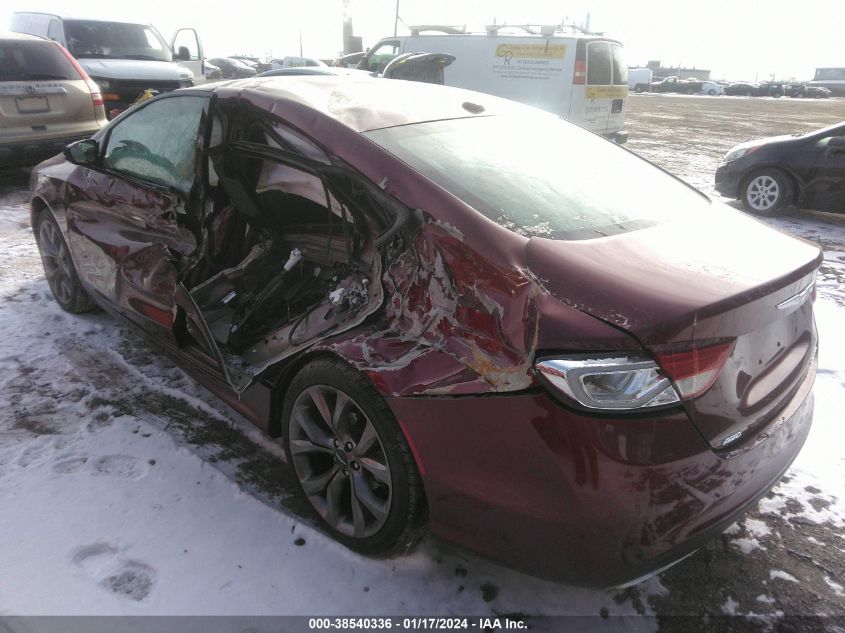 2016 CHRYSLER 200 S - 1C3CCCDG1GN153680