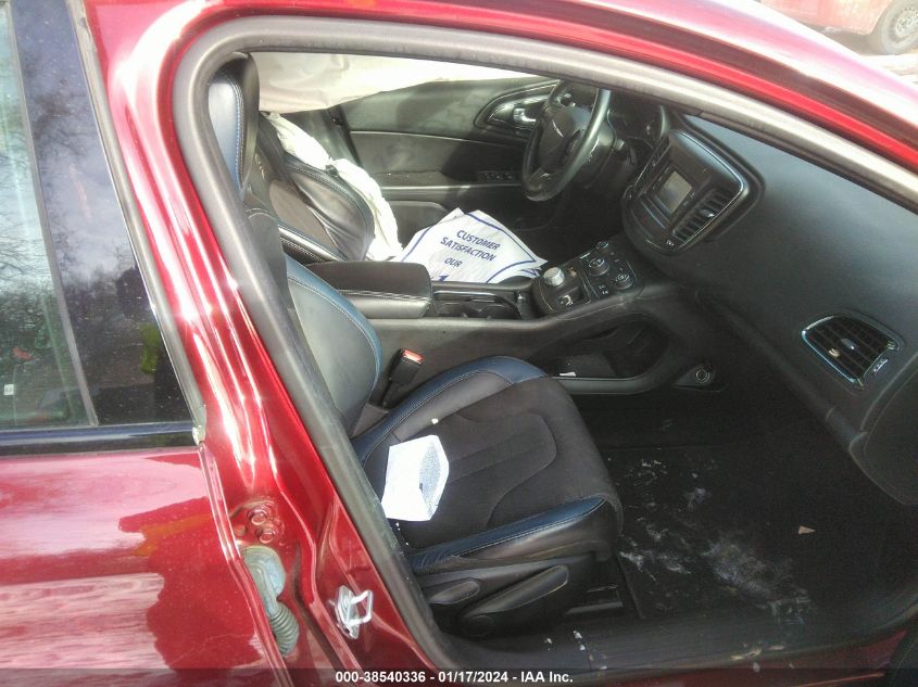 2016 CHRYSLER 200 S - 1C3CCCDG1GN153680