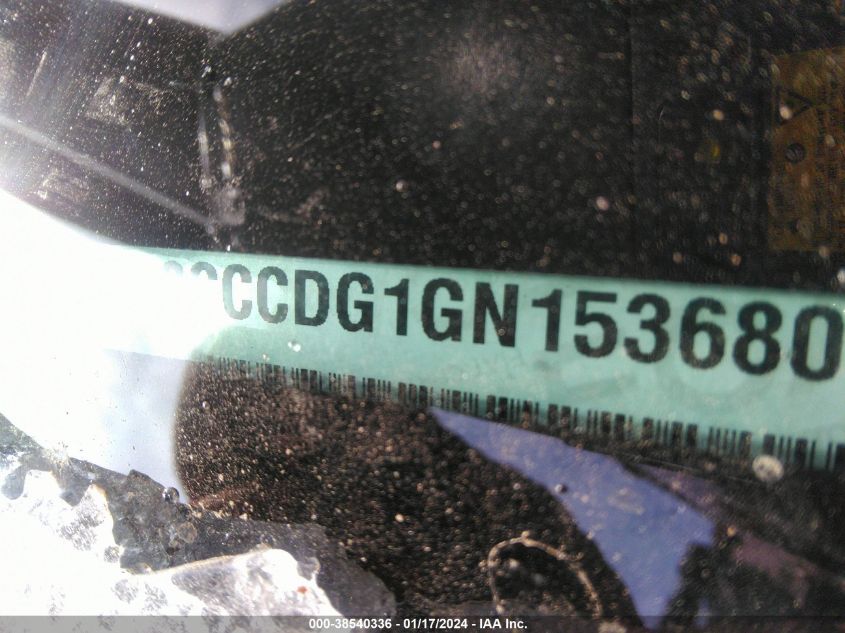 2016 CHRYSLER 200 S - 1C3CCCDG1GN153680