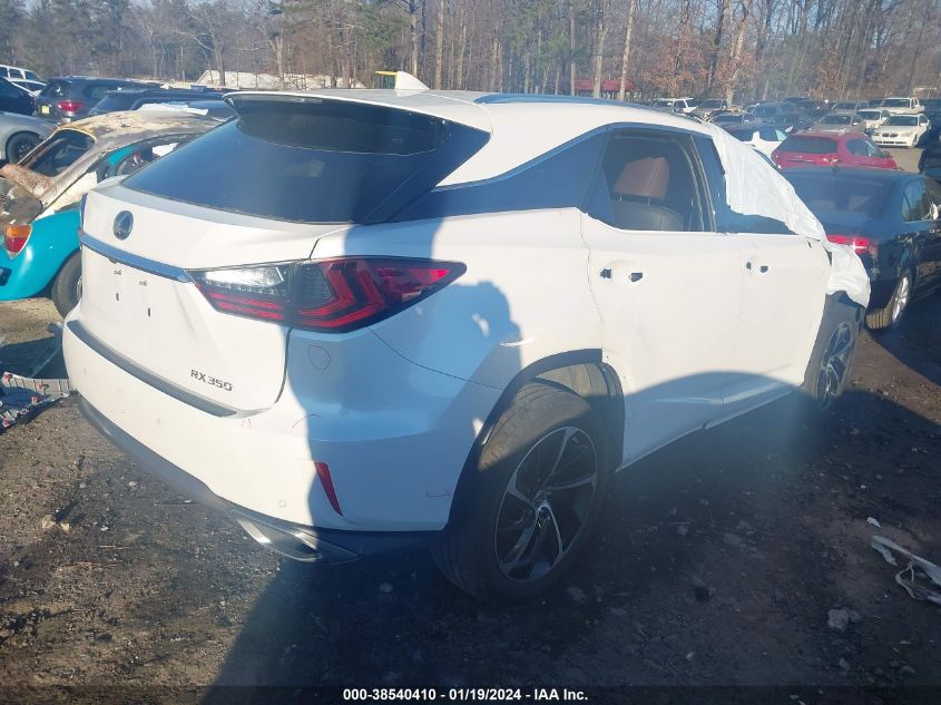 2016 LEXUS RX 350 - 2T2ZZMCA7GC016619