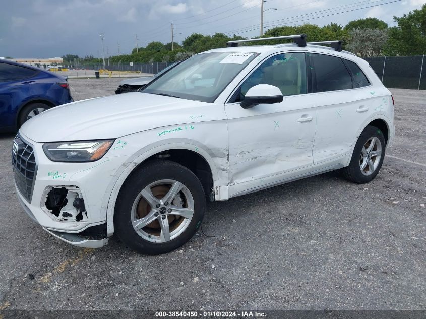 2021 AUDI Q5 PREMIUM 45 TFSI QUATTRO S TRONIC - WA1AAAFY2M2059141