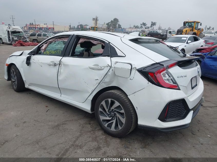 2017 HONDA CIVIC LX - SHHFK7H37HU419602