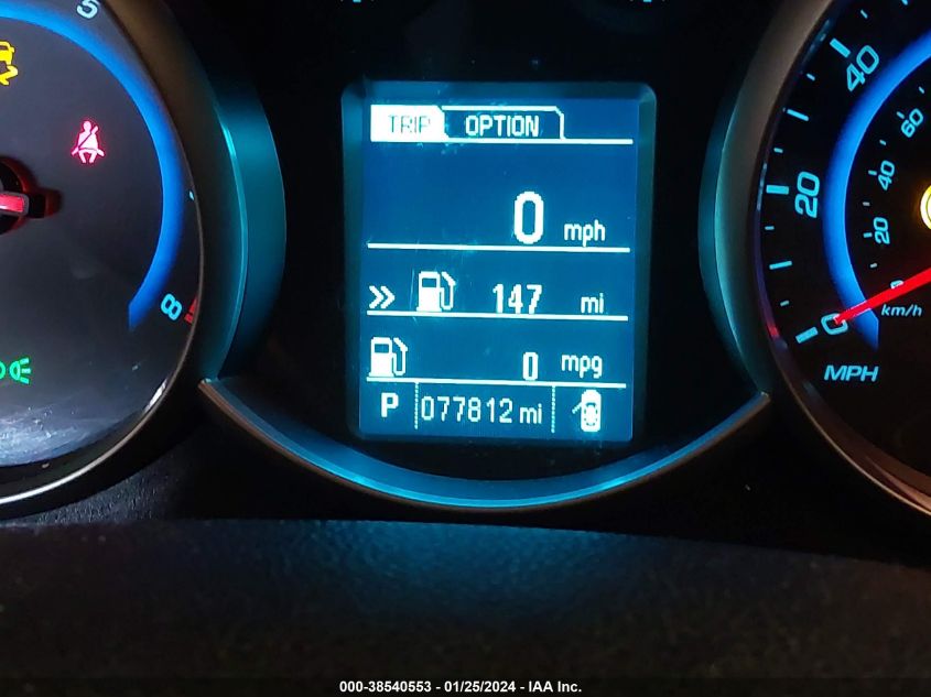 2016 CHEVROLET CRUZE LIMITED LT - 1G1PE5SB1G7104115