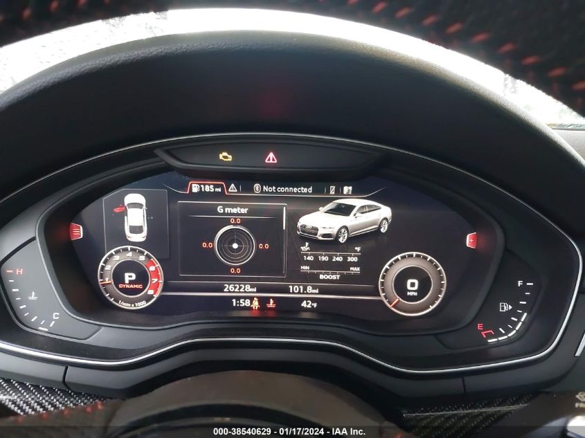 2019 AUDI RS 5 2.9T - WUABWCF57KA903242
