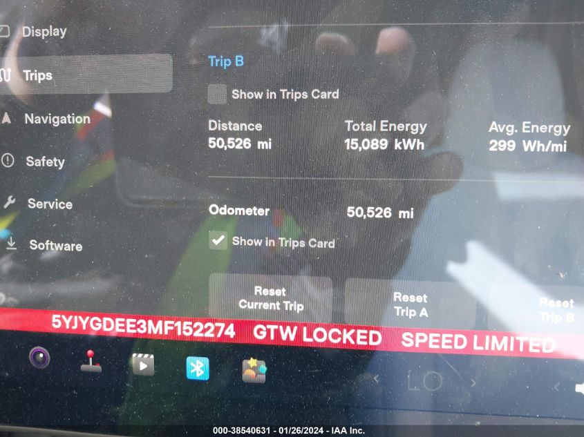 2021 TESLA MODEL Y LONG RANGE DUAL MOTOR ALL-WHEEL DRIVE - 5YJYGDEE3MF152274
