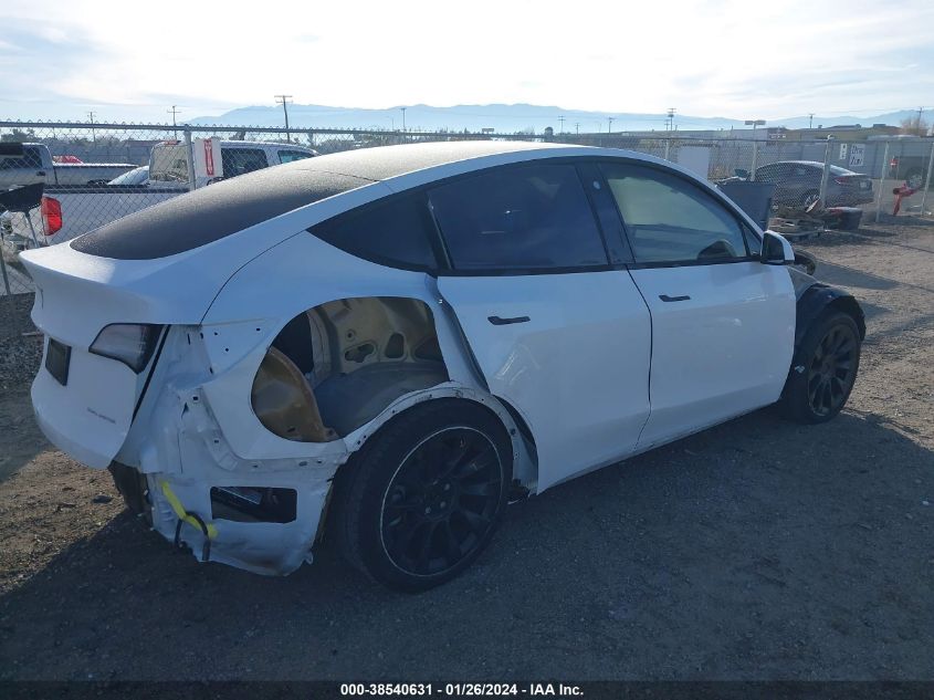 2021 TESLA MODEL Y LONG RANGE DUAL MOTOR ALL-WHEEL DRIVE - 5YJYGDEE3MF152274