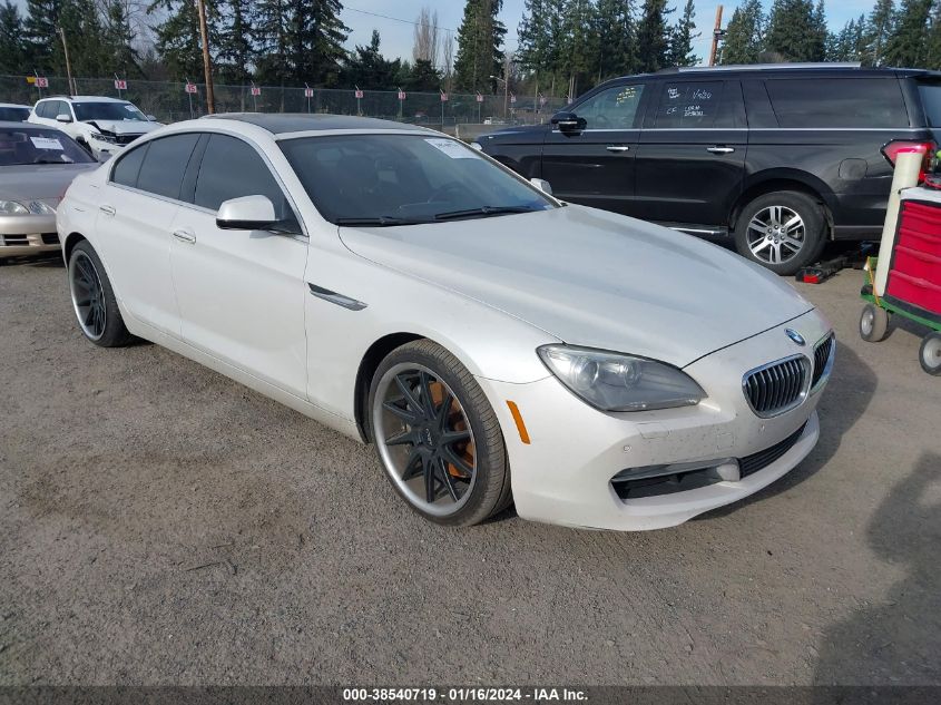 2013 BMW 640I GRAN COUPE - WBA6A0C5XDDZ04139