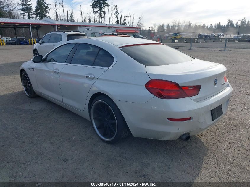 2013 BMW 640I GRAN COUPE - WBA6A0C5XDDZ04139