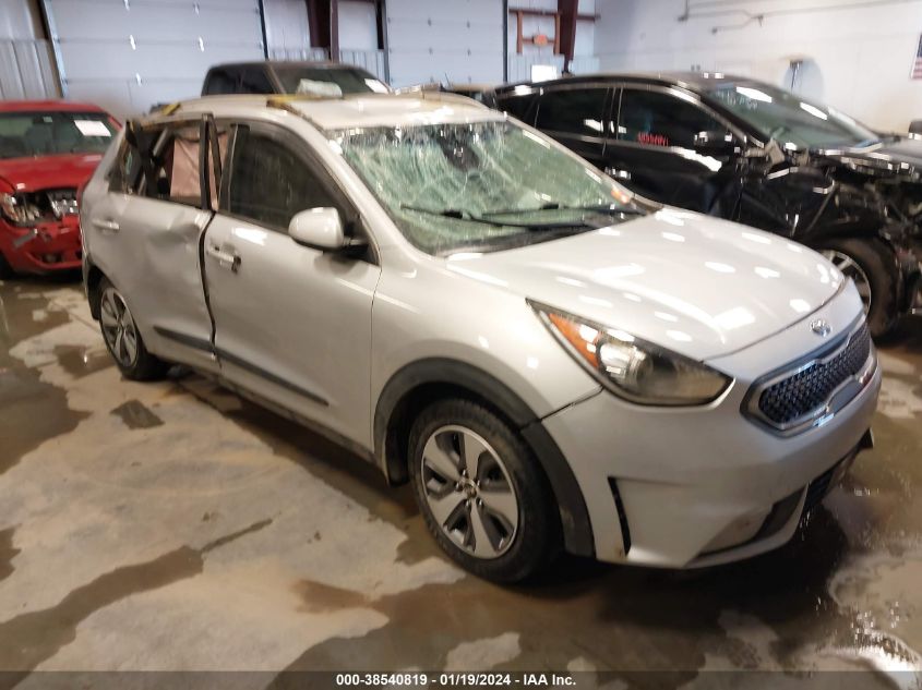 Lot #2525412437 2017 KIA NIRO LX salvage car