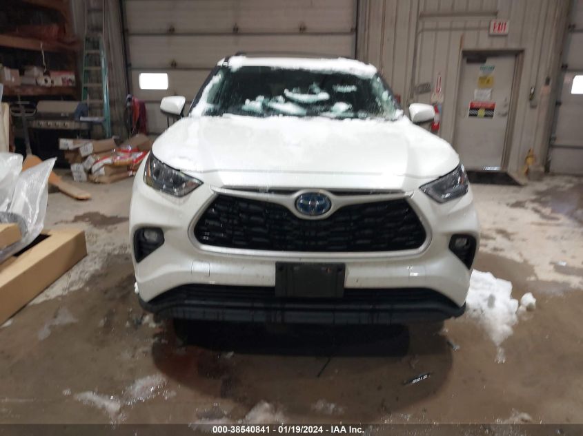 2020 TOYOTA HIGHLANDER HYBRID XLE - 5TDGBRCH8LS510872