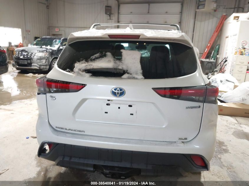 2020 TOYOTA HIGHLANDER HYBRID XLE - 5TDGBRCH8LS510872