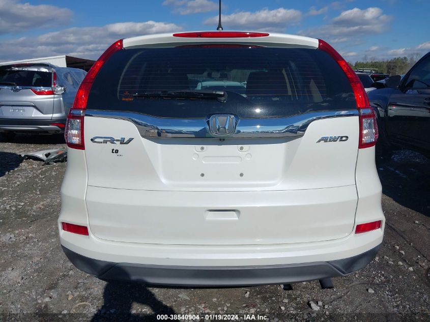 2015 HONDA CR-V LX 5J6RM4H38FL115772