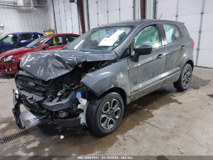 VIN MAJ3S2FE4KC279143 2019 FORD ECOSPORT S