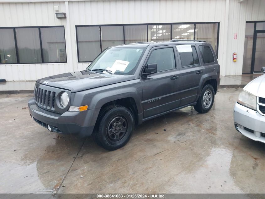 2015 JEEP PATRIOT SPORT - 1C4NJPBB9FD297183
