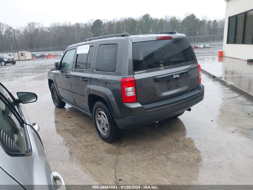2015 JEEP PATRIOT SPORT - 1C4NJPBB9FD297183