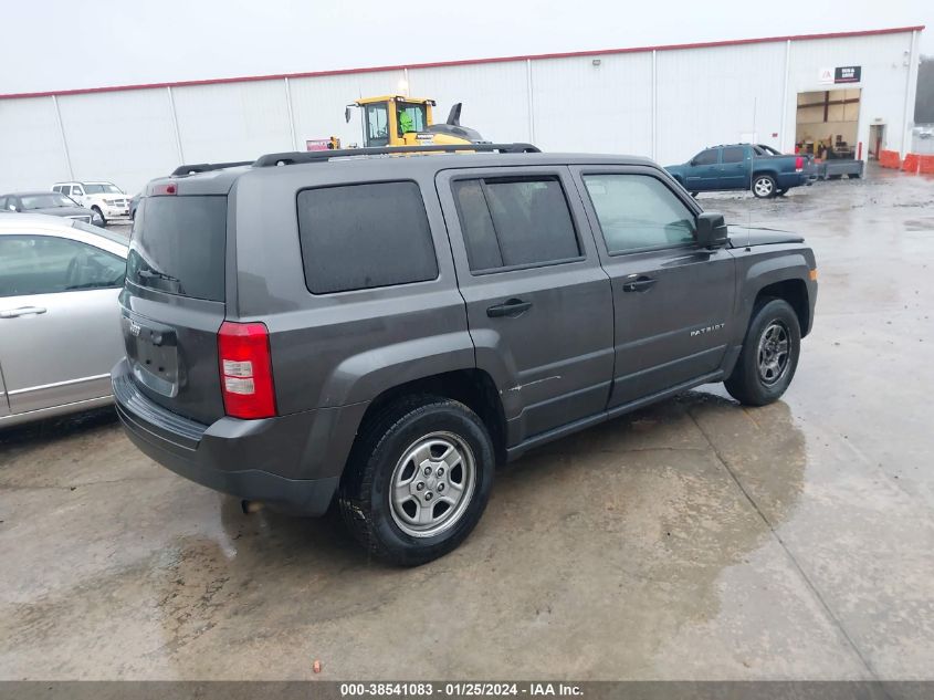 2015 JEEP PATRIOT SPORT - 1C4NJPBB9FD297183