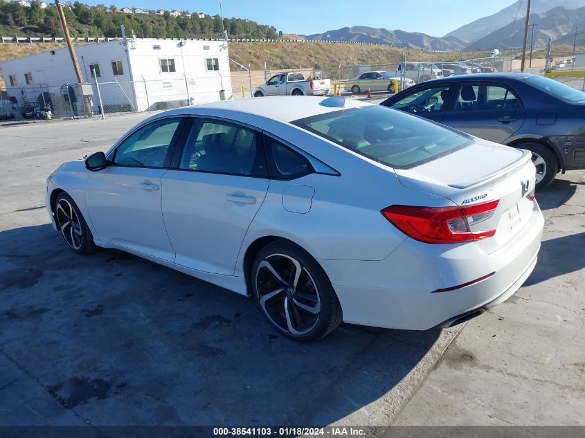 2018 HONDA ACCORD SPORT - 1HGCV1F3XJA090602