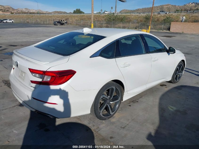 2018 HONDA ACCORD SPORT - 1HGCV1F3XJA090602