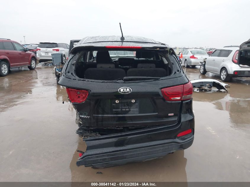 2019 KIA SORENTO 2.4L L - 5XYPG4A38KG578757