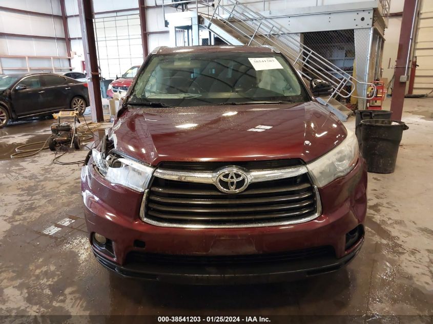 2016 TOYOTA HIGHLANDER XLE V6 - 5TDJKRFH1GS273794