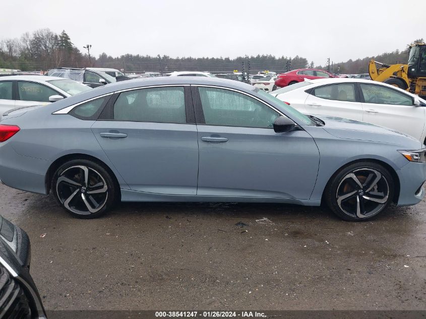 2022 HONDA ACCORD SPORT - 1HGCV1F38NA030761