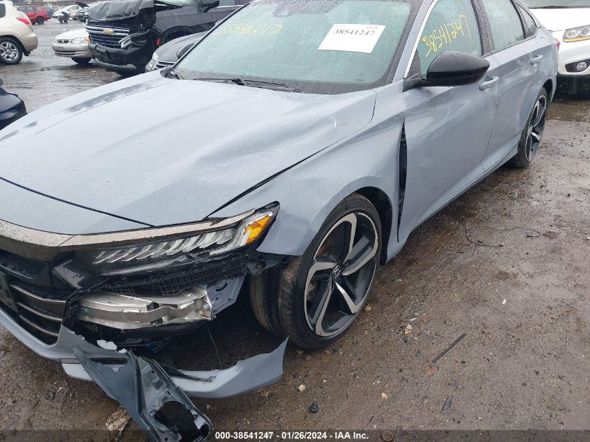 2022 HONDA ACCORD SPORT - 1HGCV1F38NA030761
