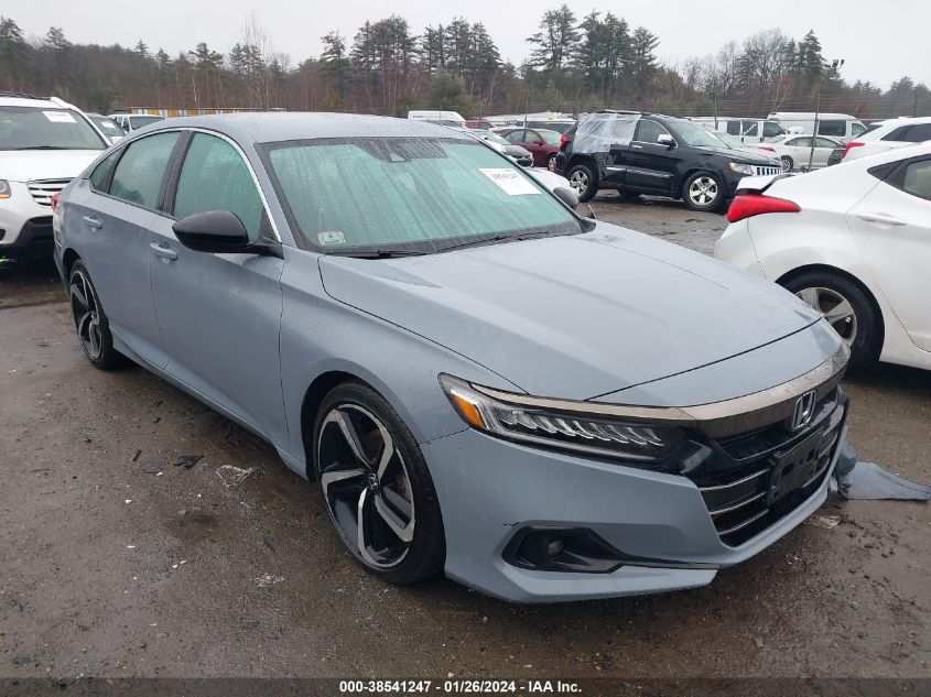 2022 HONDA ACCORD SPORT - 1HGCV1F38NA030761