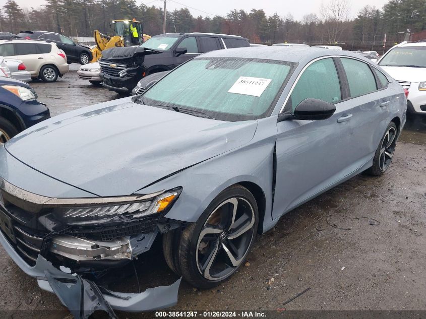 2022 HONDA ACCORD SPORT - 1HGCV1F38NA030761