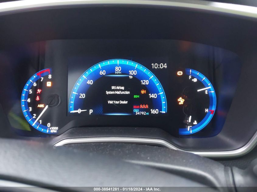 VIN JTDT4MCE7NJ097344 2022 TOYOTA COROLLA XSE