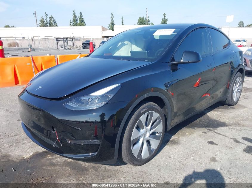 2023 TESLA MODEL Y AWD/LONG RANGE DUAL MOTOR ALL-WHEEL DRIVE - 7SAYGDEE0PA187407