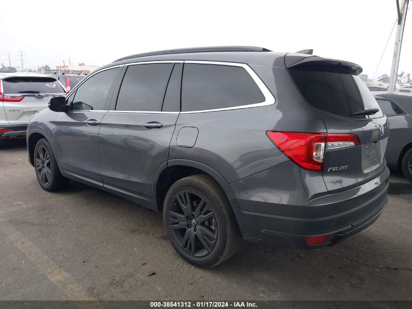 2021 HONDA PILOT SE - 5FNYF5H26MB014772