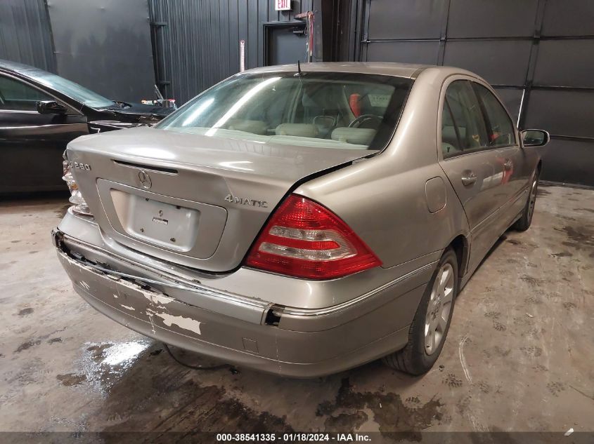 WDBRF92H16F767468 | 2006 MERCEDES-BENZ C 280