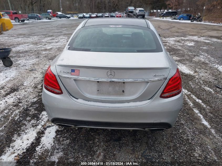 2016 MERCEDES-BENZ C 300 4MATIC/LUXURY 4MATIC/SPORT 4MATIC - 55SWF4KB9GU137396