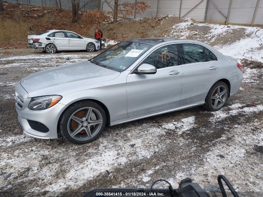 2016 MERCEDES-BENZ C 300 4MATIC/LUXURY 4MATIC/SPORT 4MATIC - 55SWF4KB9GU137396