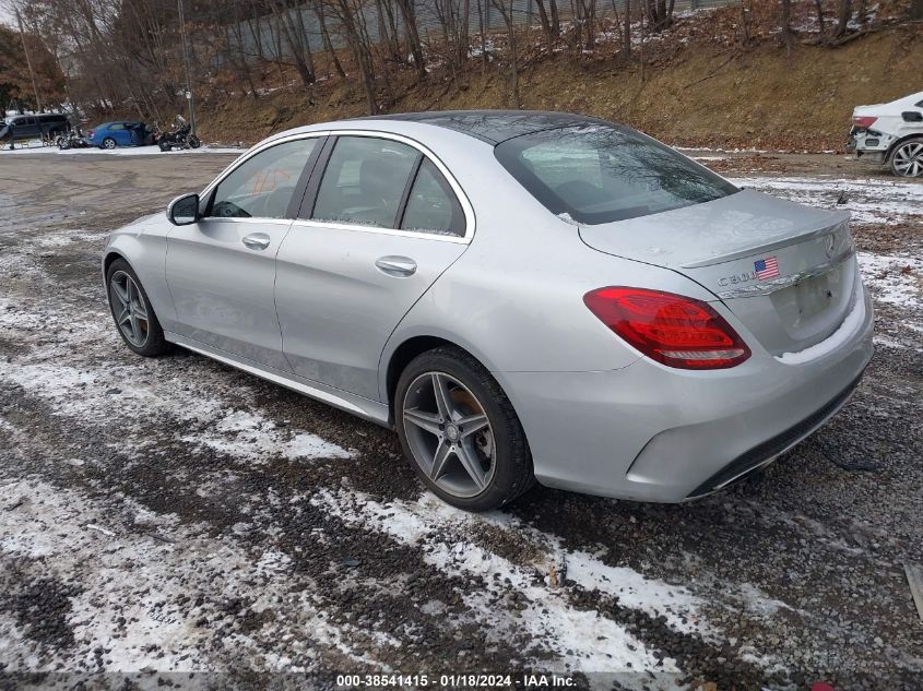 2016 MERCEDES-BENZ C 300 4MATIC/LUXURY 4MATIC/SPORT 4MATIC - 55SWF4KB9GU137396