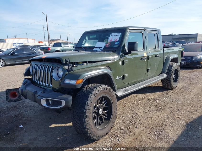 2021 JEEP GLADIATOR OVERLAND - 1C6HJTFG9ML592418