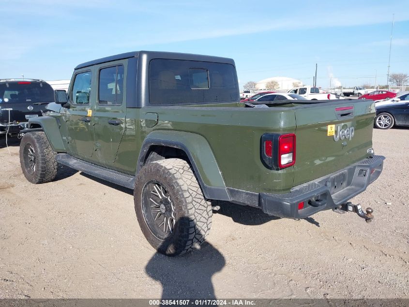 2021 JEEP GLADIATOR OVERLAND - 1C6HJTFG9ML592418