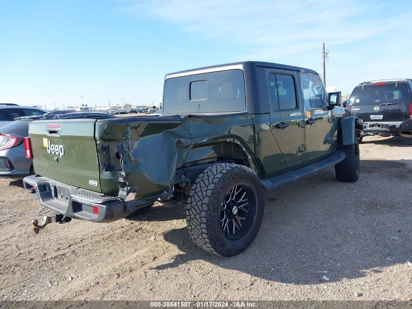 2021 JEEP GLADIATOR OVERLAND - 1C6HJTFG9ML592418