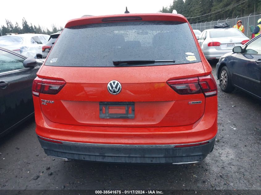 2019 VOLKSWAGEN TIGUAN SE/SEL/SEL R-LINE JET-BLACK/SEL R-LINE - 3VV2B7AXXKM050526