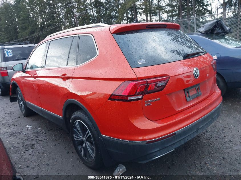 2019 VOLKSWAGEN TIGUAN SE/SEL/SEL R-LINE JET-BLACK/SEL R-LINE - 3VV2B7AXXKM050526