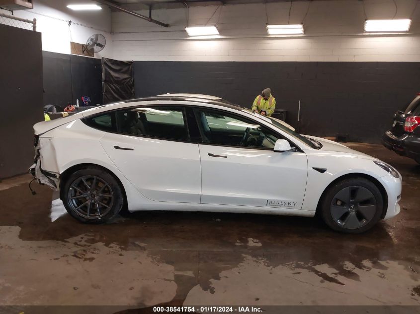 2022 TESLA MODEL 3 LONG RANGE DUAL MOTOR ALL-WHEEL DRIVE - 5YJ3E1EB1NF108702