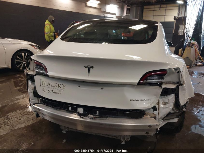 2022 TESLA MODEL 3 LONG RANGE DUAL MOTOR ALL-WHEEL DRIVE - 5YJ3E1EB1NF108702