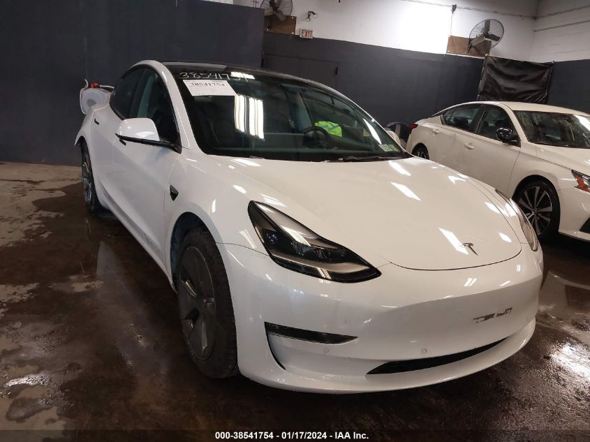 2022 TESLA MODEL 3 LONG RANGE DUAL MOTOR ALL-WHEEL DRIVE - 5YJ3E1EB1NF108702