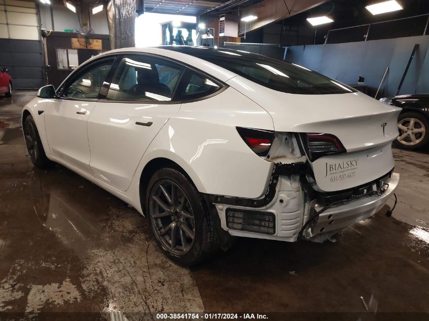2022 TESLA MODEL 3 LONG RANGE DUAL MOTOR ALL-WHEEL DRIVE - 5YJ3E1EB1NF108702
