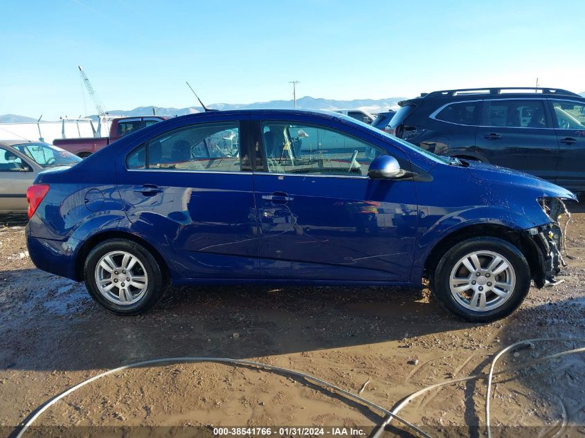 2013 CHEVROLET SONIC LT MANUAL - 1G1JD5SH5D4106718