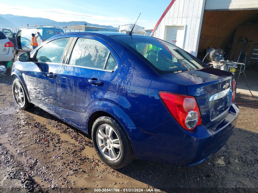 2013 CHEVROLET SONIC LT MANUAL - 1G1JD5SH5D4106718