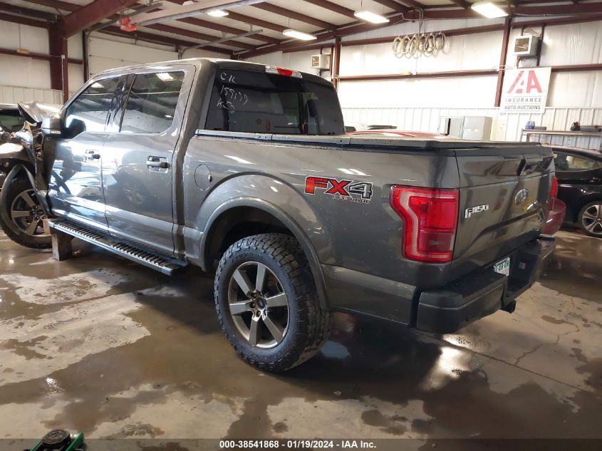 2015 FORD F-150 LARIAT - 1FTEW1EG5FKF17095