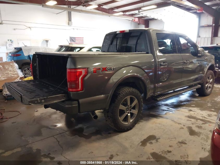 2015 FORD F-150 LARIAT - 1FTEW1EG5FKF17095