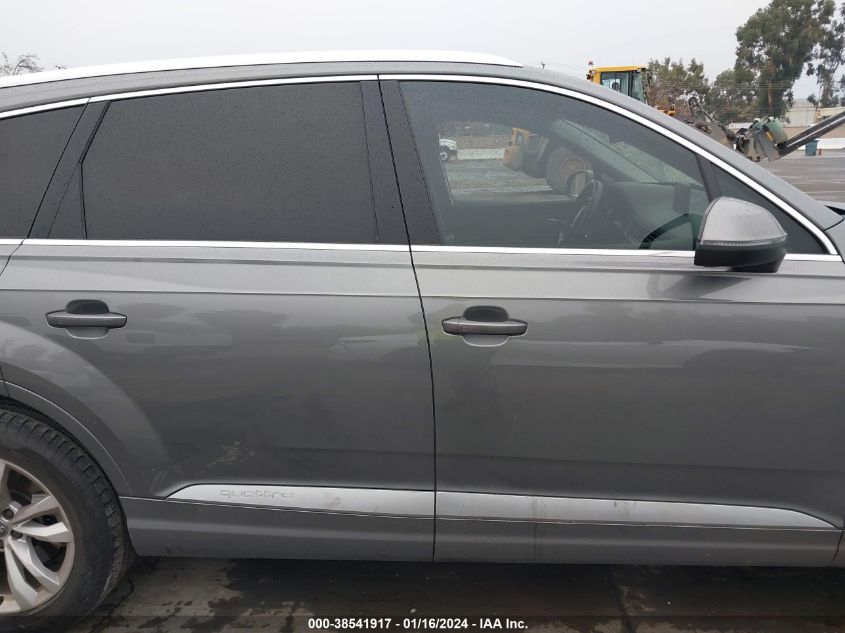 2017 AUDI Q7 2.0T PREMIUM - WA1AHAF77HD037603