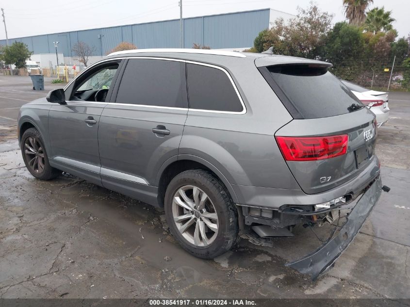 2017 AUDI Q7 2.0T PREMIUM - WA1AHAF77HD037603